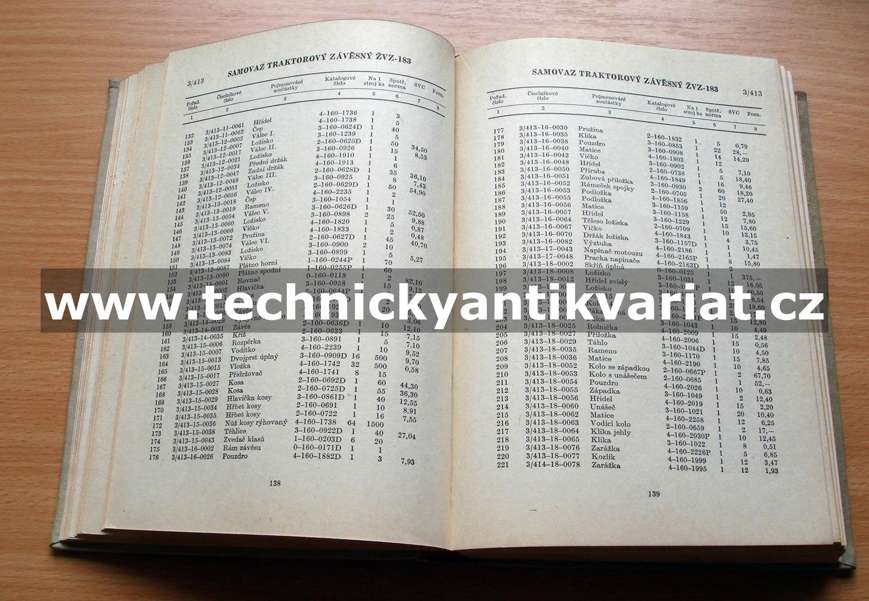 Spotřební normy náhradních součástek pro zemědělské stroje a traktory