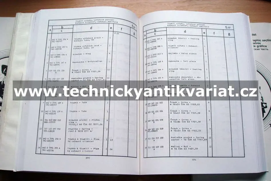 Tatra 815-2 - katalog náhradních dílů (1992)