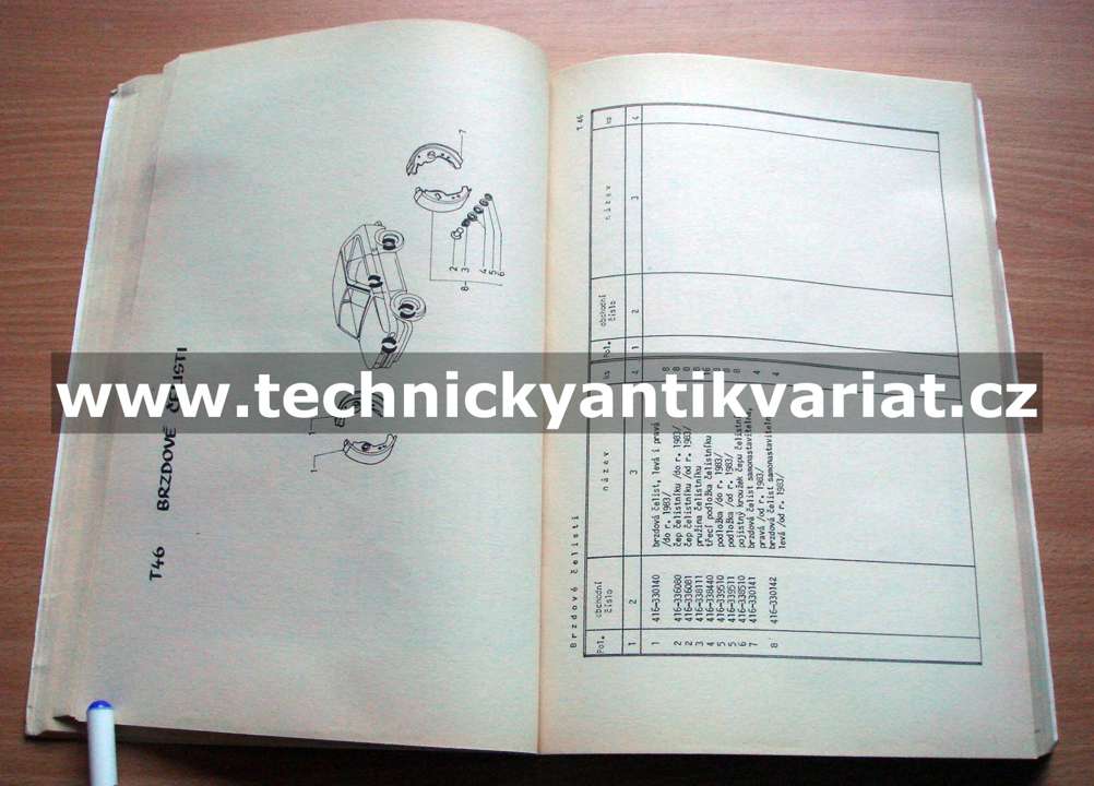 Fiat 126p - katalog náhradních dílů (1989)