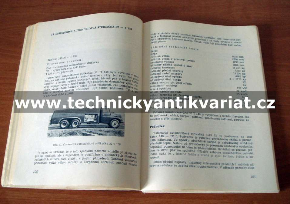 Požární automobily a požární přívěsy používané v ČSSR