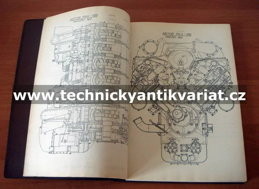 Naftový motor PA4 -185 Semt pielstick