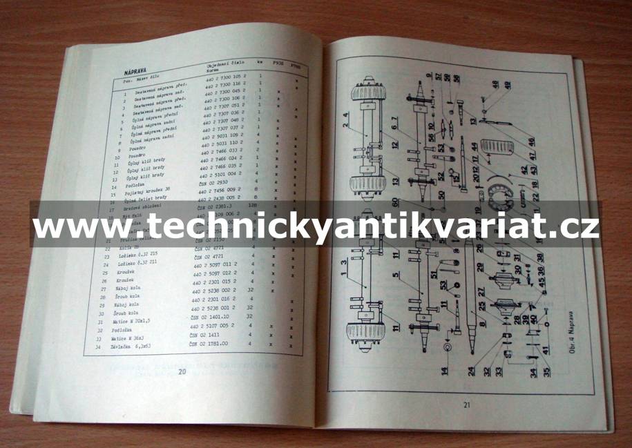 traktorový, automobilový přívěs P92H/P78S