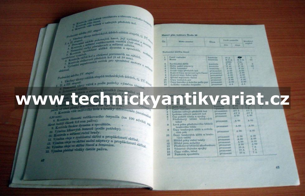 Technické údržby a ošetřování traktorů