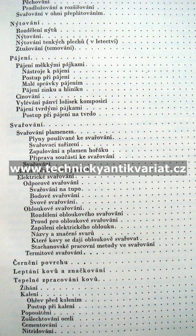 Ruční obrábění a zpracování kovů