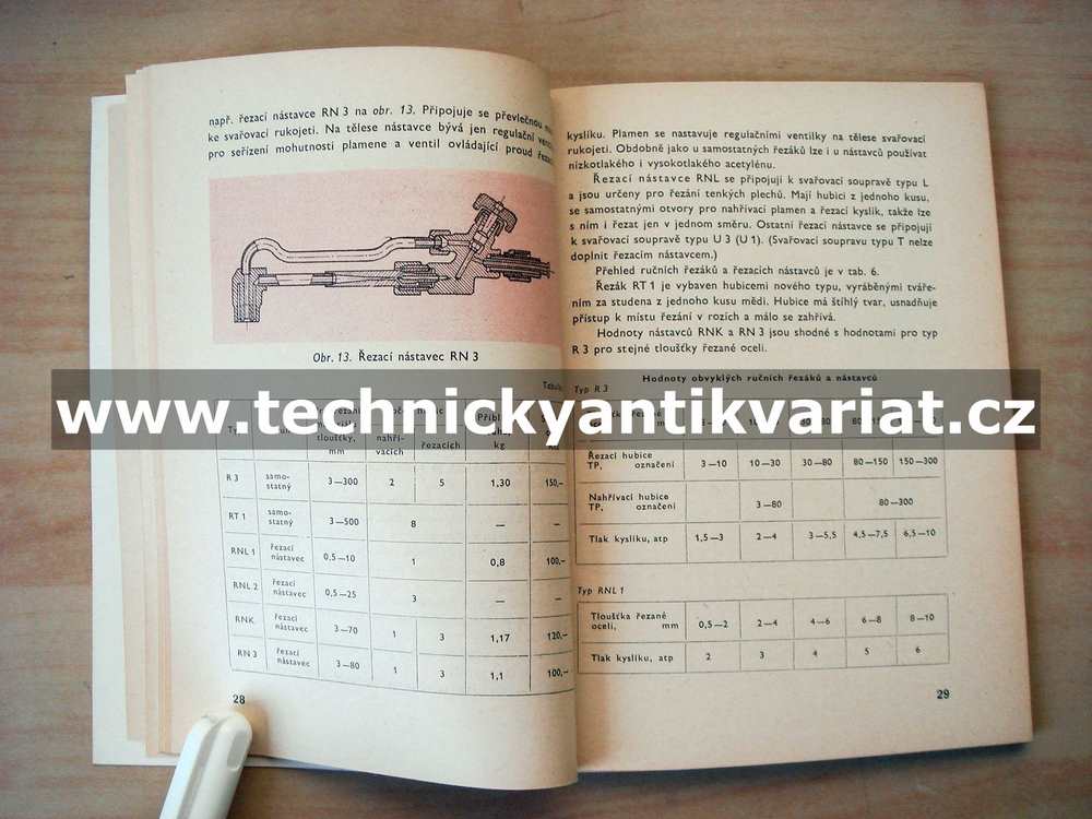 Řezání a drážkování kyslíkem - Krňák (1960)