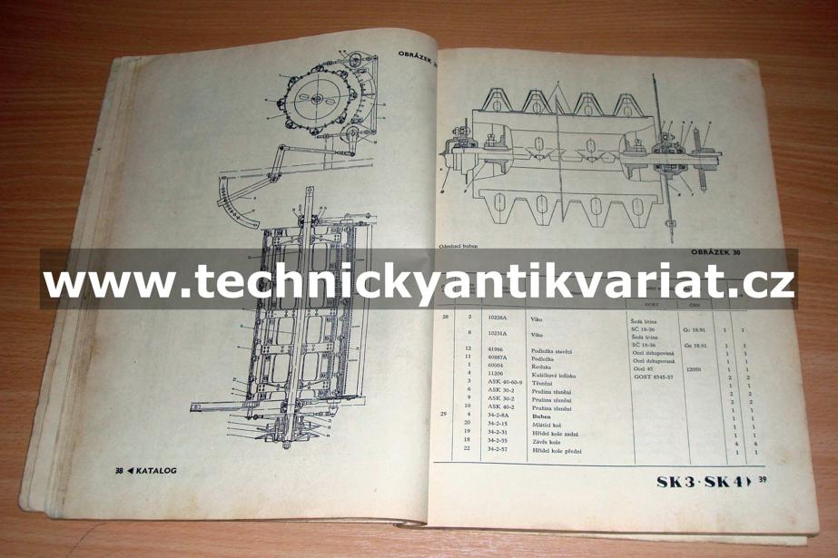Samohybné sklízecí mlátičky SK3, SK4