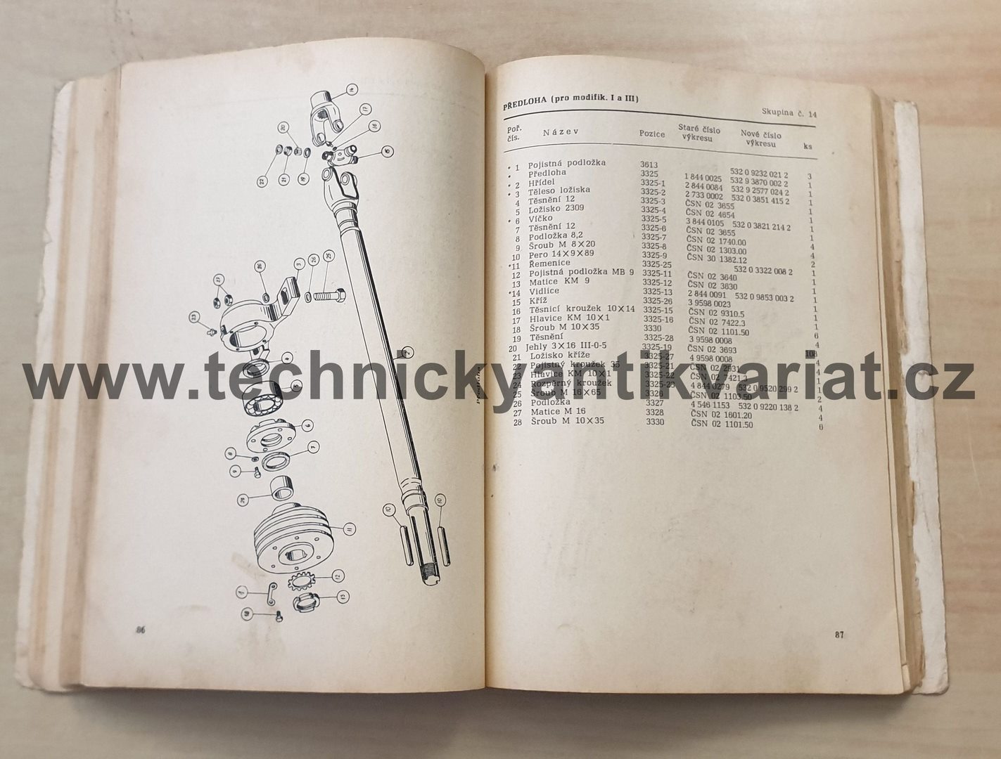 Sklízecí řezačka SP 152 - návod k obsluze a katalog dílů (1973)