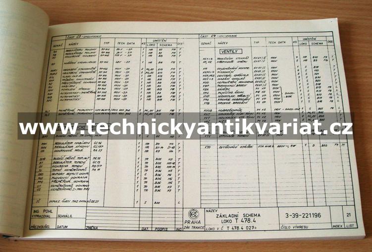 T478.4027 Schéma elektrické výzbroje