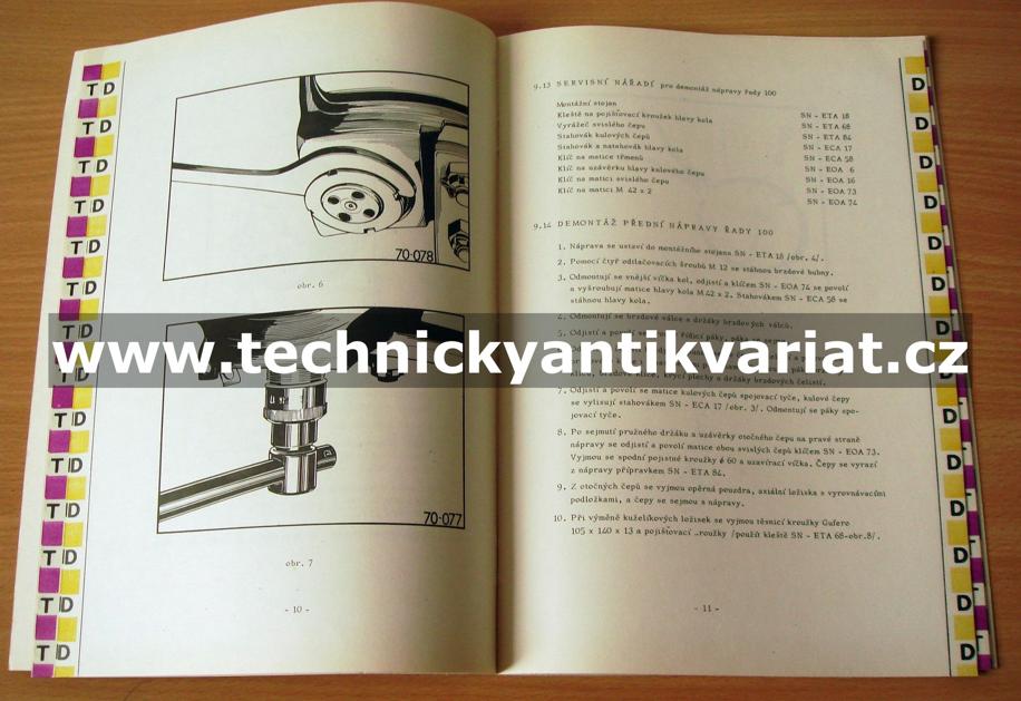 Liaz MT100 - přední náprava tuhá