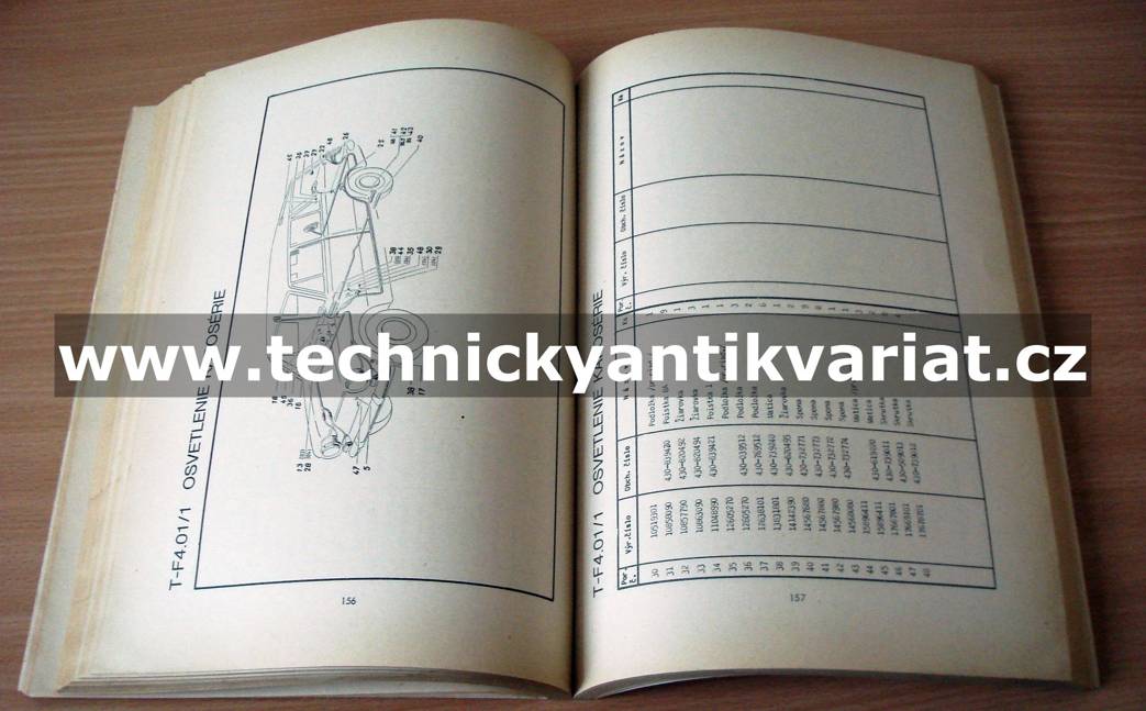Vaz 2101 - katalog náhradních dílů (1973)