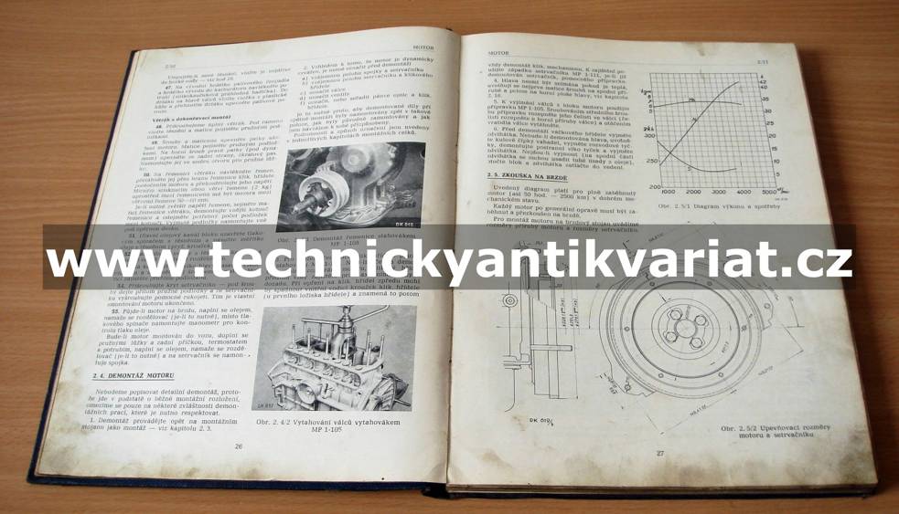 Škoda 1000MB - dílenská příručka (1964)