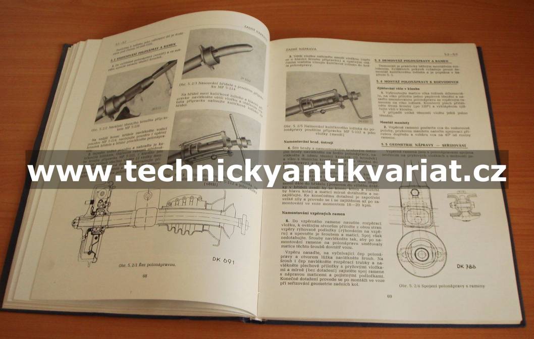 Škoda 1000 MB - dílenská příručka (1964)