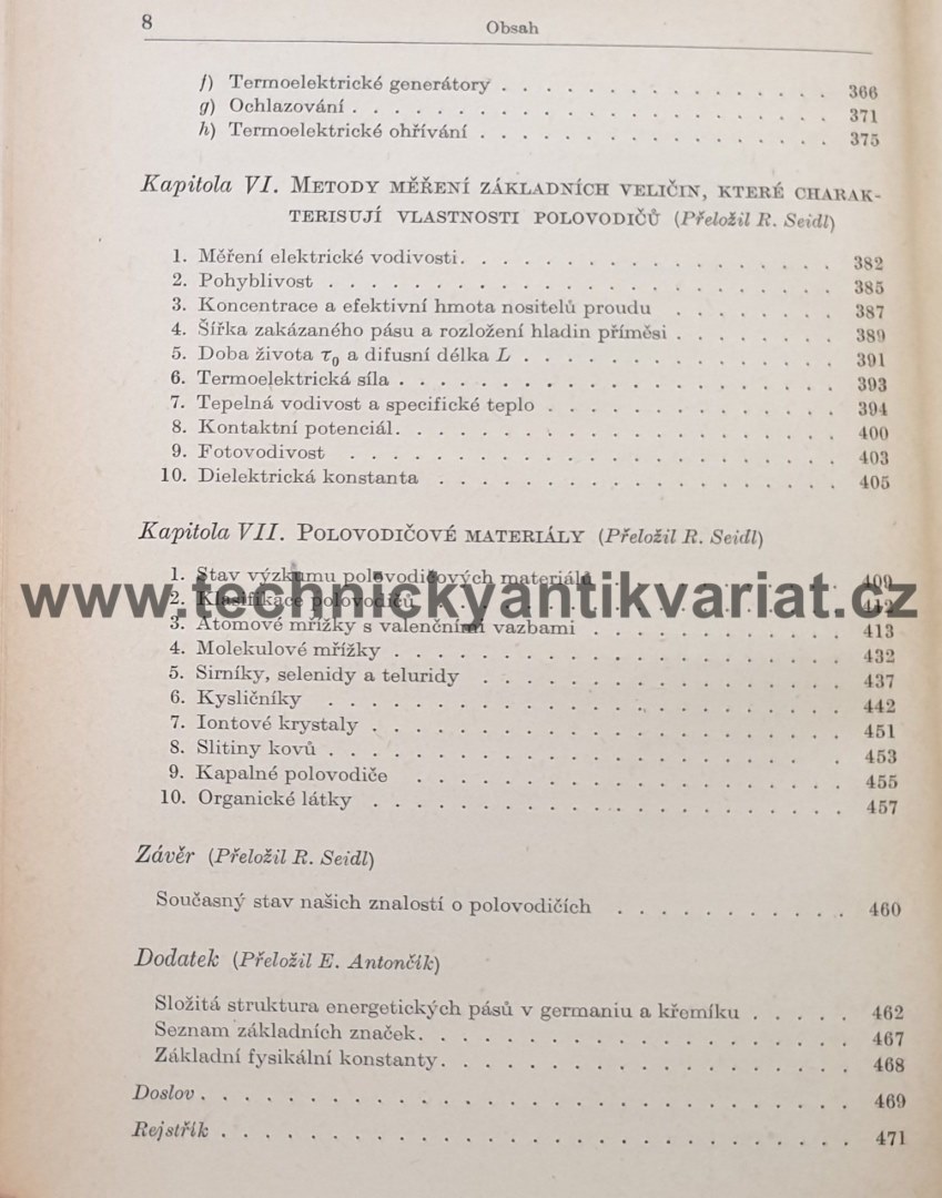 Fysika polovodičů - A. F. Loffe (1959)