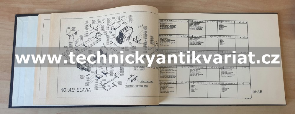 AM 55, AMS 55 - katalog náhradních dílů