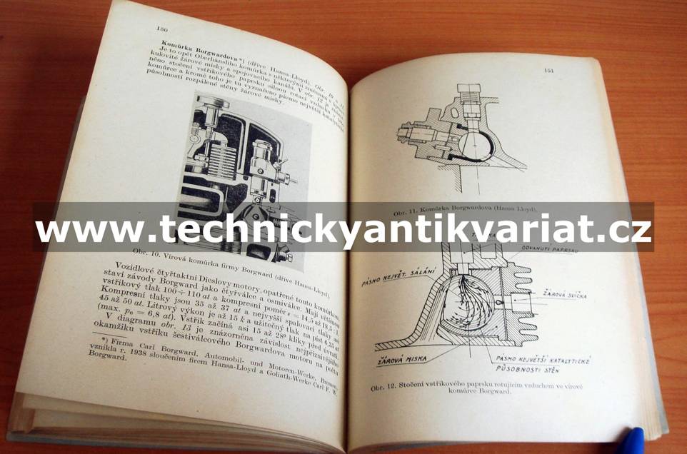 Spalovací způsoby dieslových motorů bez kompresoru - Jan Vaněček (1944)