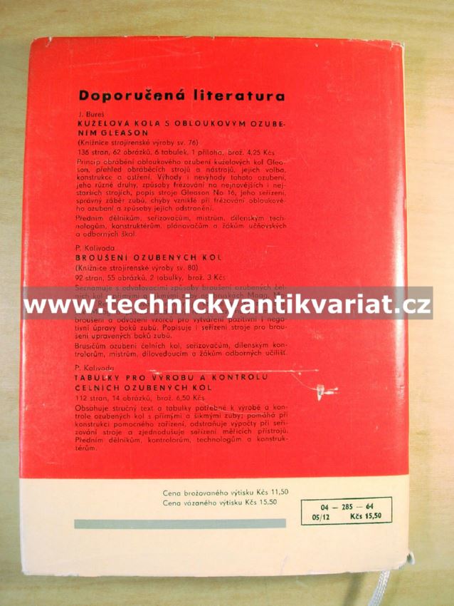 Namáhání ozubených kol - W.A.Tuplin (1964)
