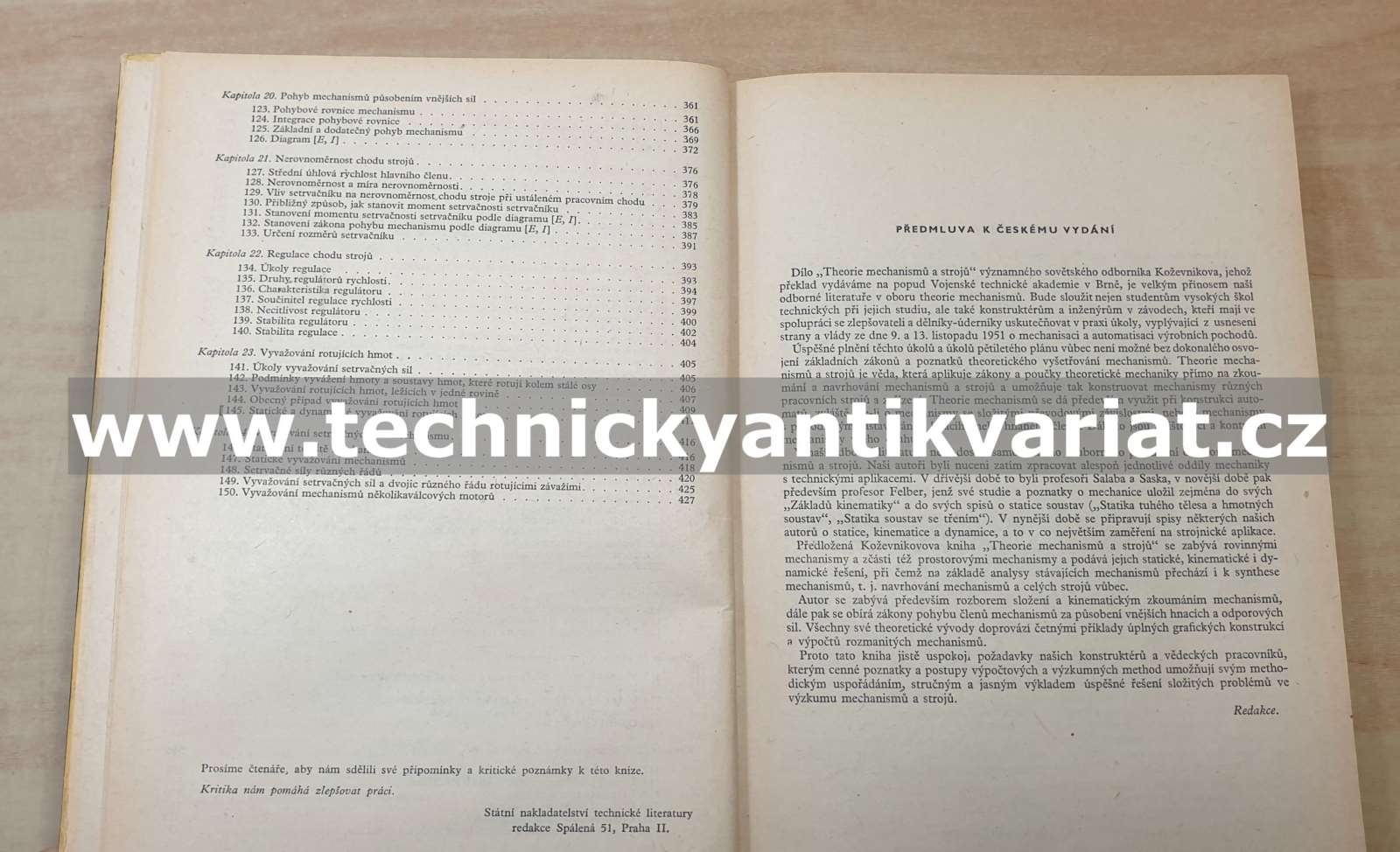 Theorie mechanismů a strojů - S. N. Koževník (1953)