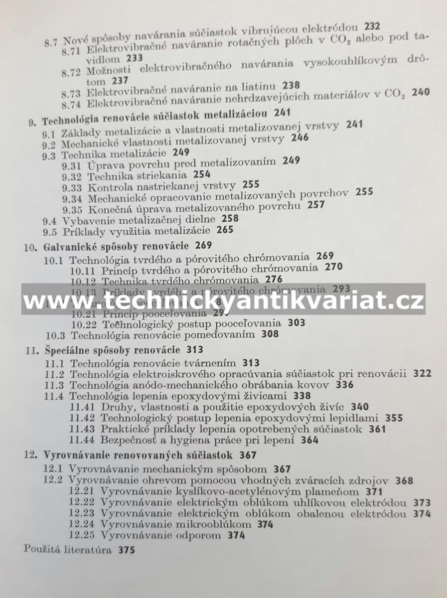 Renovácia strojových súčiastok - Sitniansky, Bobro (1966)