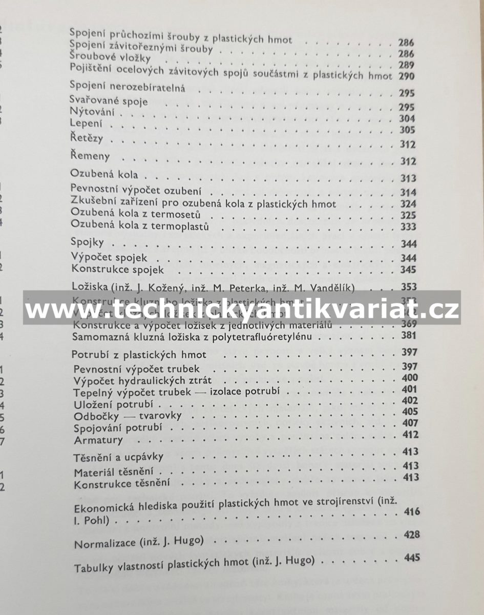 Konstrukční plastické hmoty - Jiří Hugo (1965)