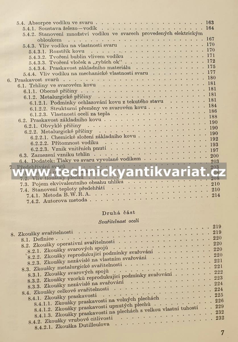 Nauka o kovech ve svařování oceli - D. Séférian (1962)
