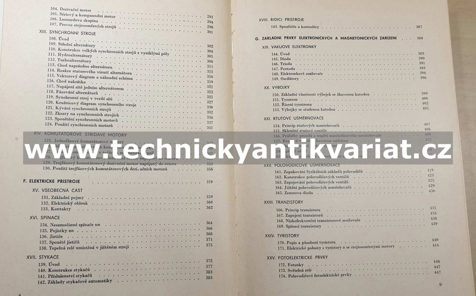 Obecná elektrotechnika pro strojní inženýry - František Fetter (1967)