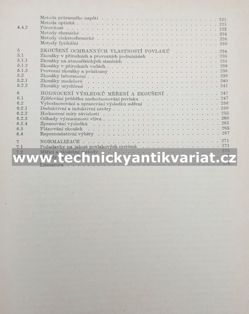 Hodnocení jakosti a účinností protikorozních ochran strojírenských výrobků - J. Průšek (1985)
