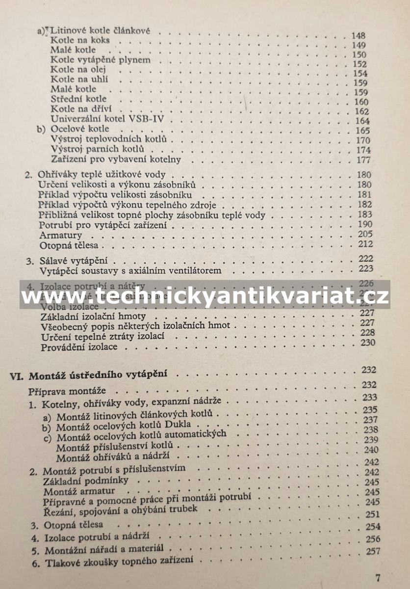 Ústřední vytápění - Jindřich Lebr (1970)