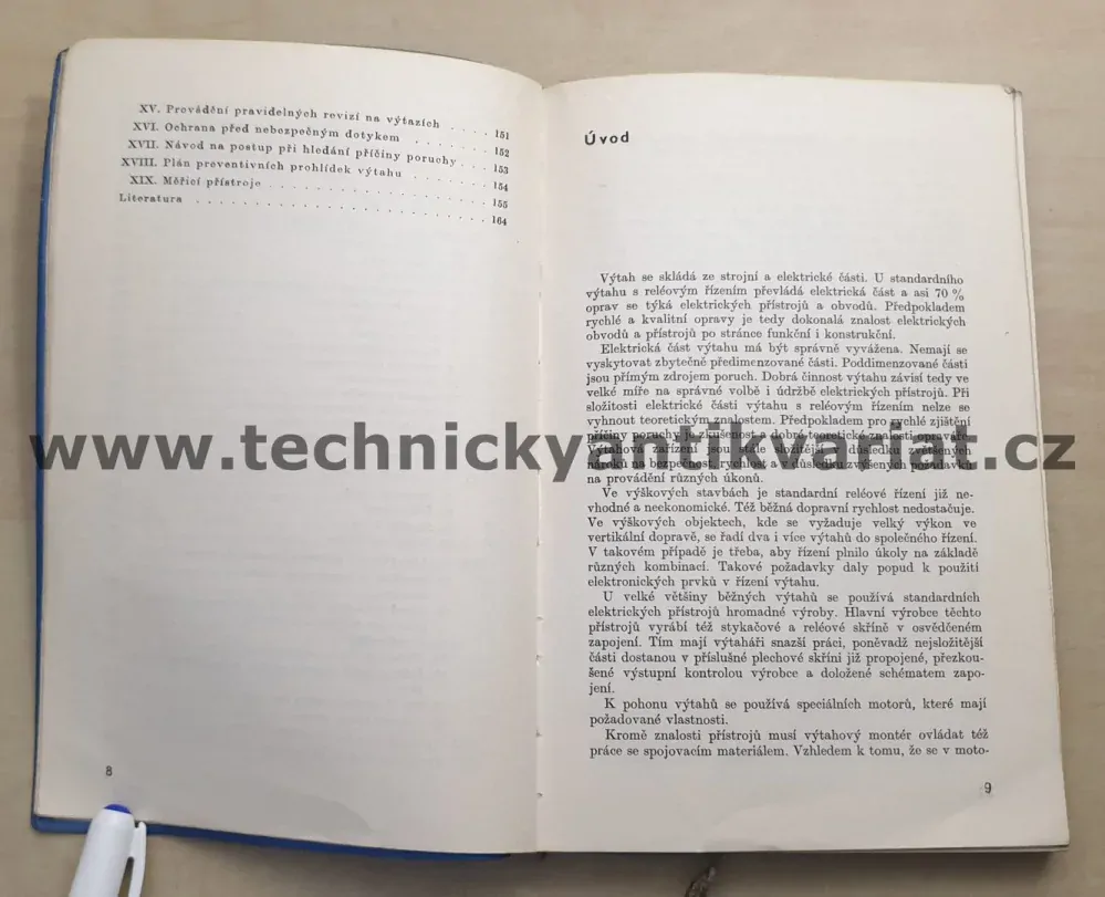Elektrické zařízení výtahů a jeho údržba - Hanuš Ruml (1967)