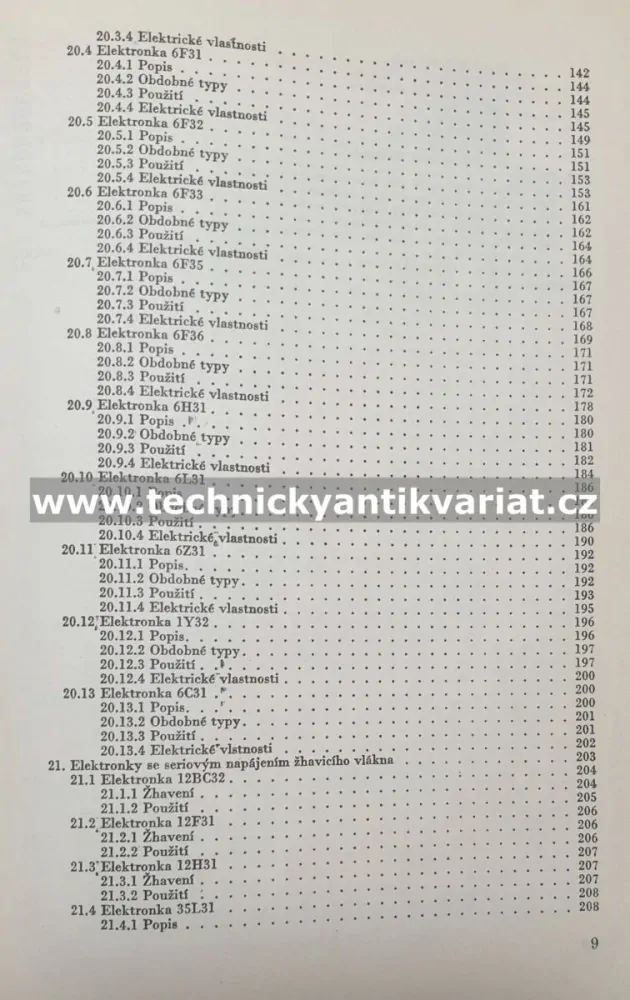 Československé miniaturní elektronky I. Heptalové elektronky - J. Zuzánek, J. Deutsch (1959)