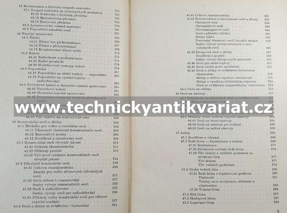 Strojírenské materiály - Pluhař, Koritta (1966)