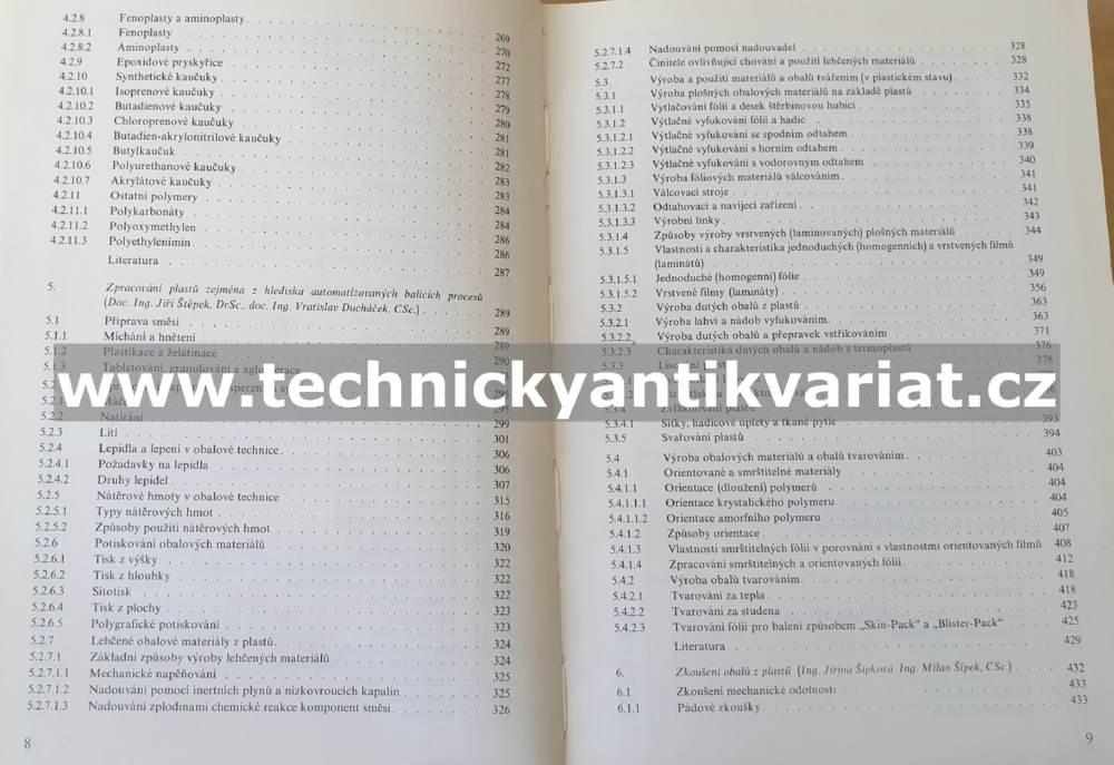 Polymery v obalové technice - J. Štěpek a kol. (1981)