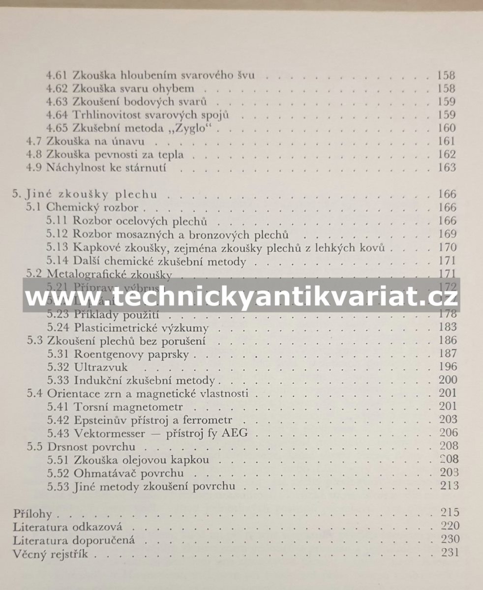 Plechy a jejich zkoušení - Gerhard Oehler (1958)