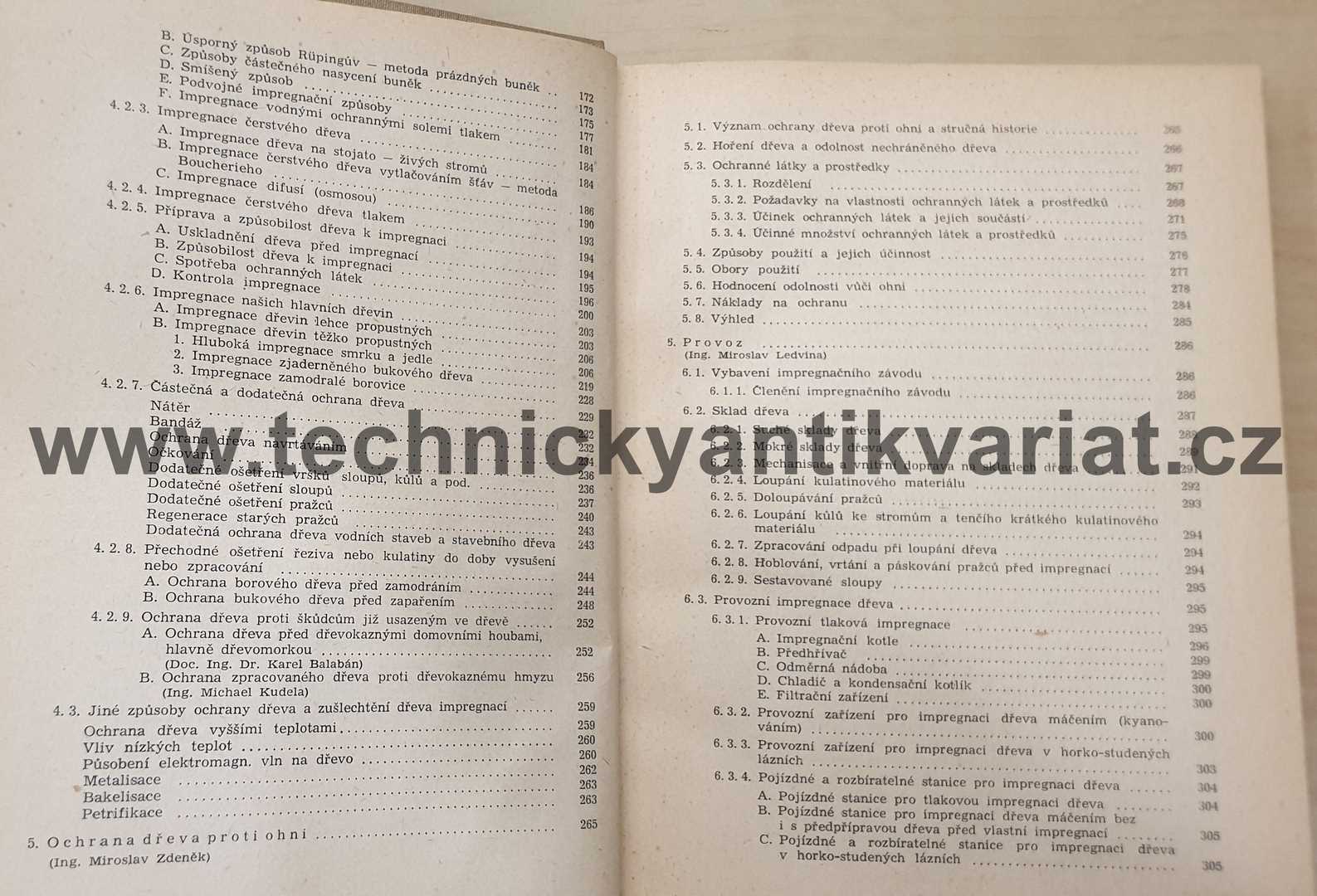 Konservace dřeva - Rudolf Ille (1958)