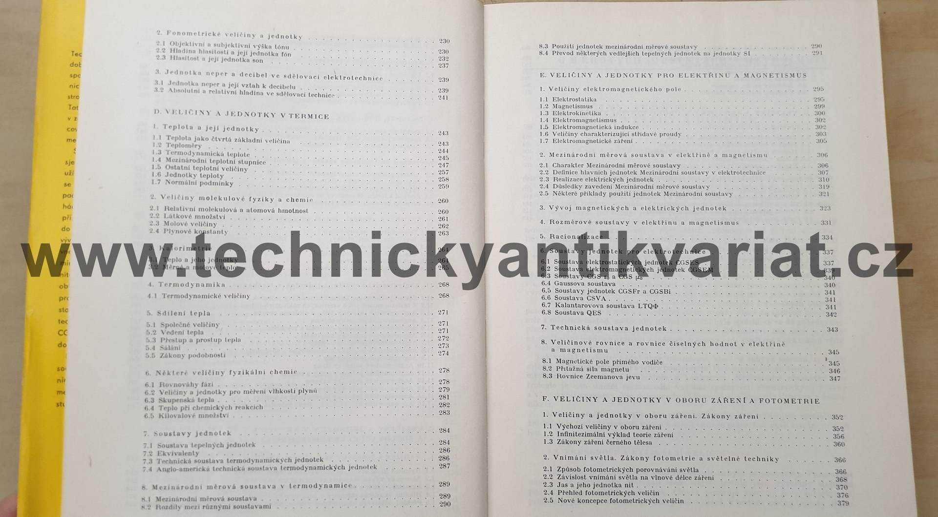 Veličiny a jednotky v technické praxi - M. Brezinščak (1970)