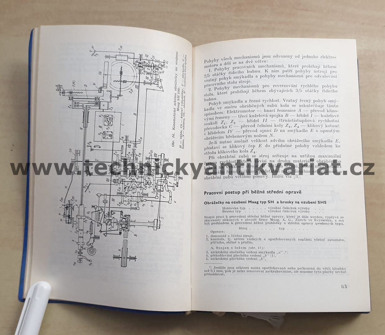 Údržba a opravy ozubárenských strojů - Václav Klepal (1968)