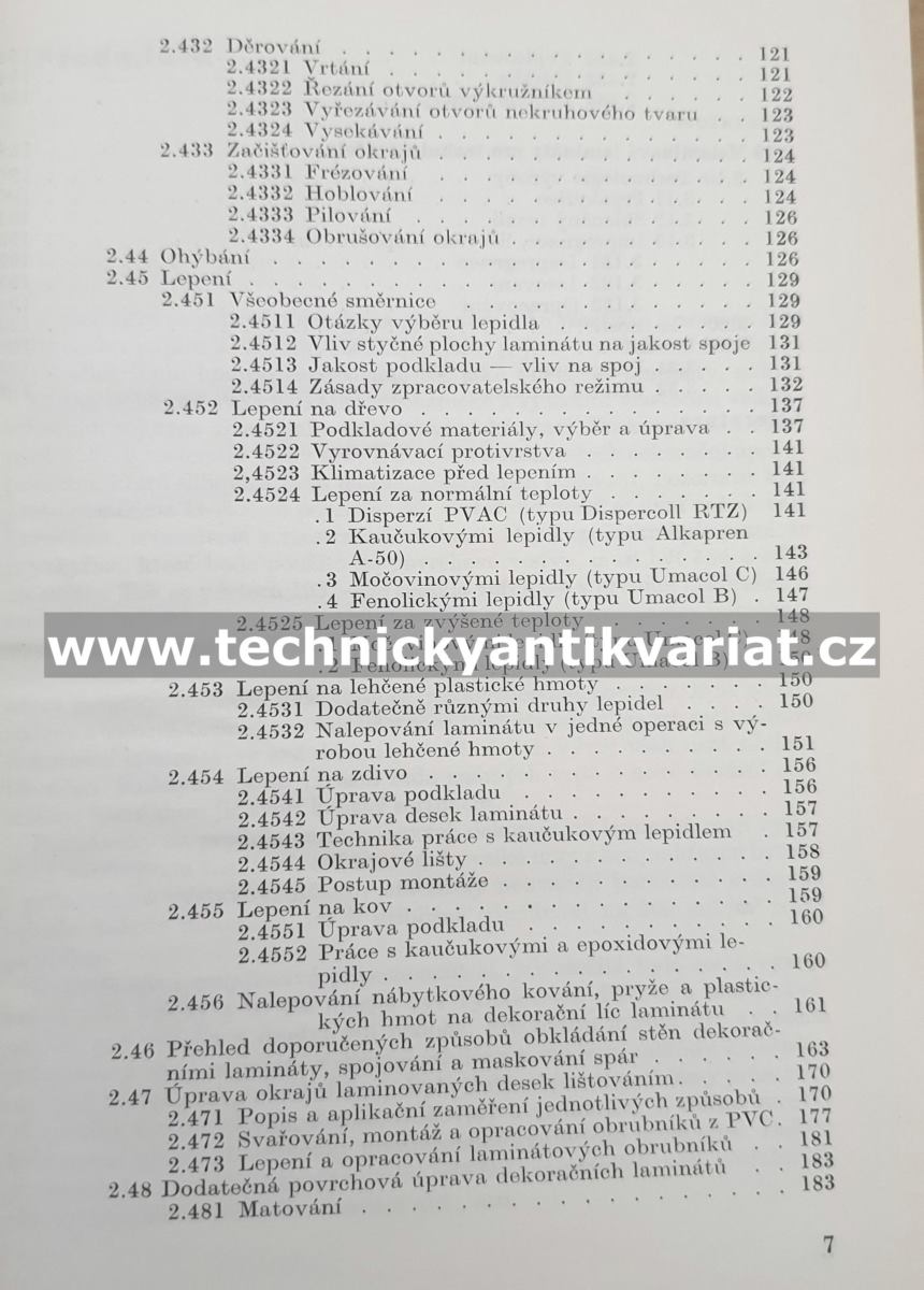 Melaminové lamináty - M. Osten (1966)