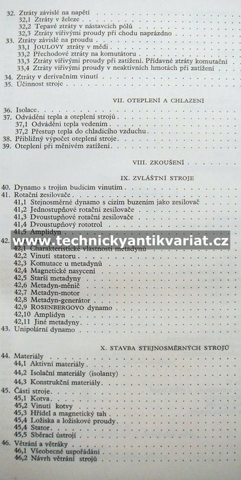 Elektrické stroje na stejnosměrný proud - Chládek, Lammeraner (1957)