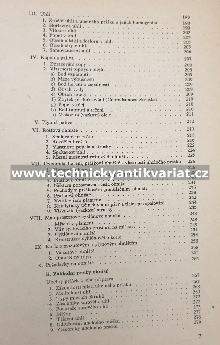 Kotle a spalovací zařízení - Richard Doležal (1965)
