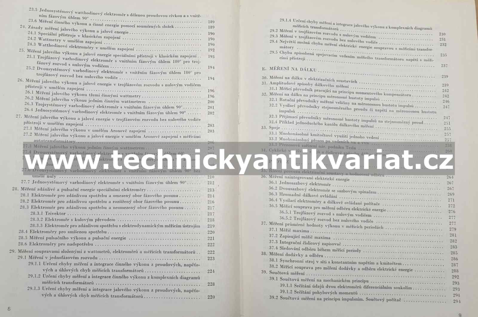 Měření elektrické energie - Richard Drechsler (1966)