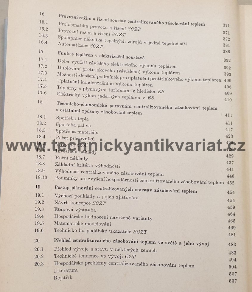 Teplárenství - Josef Vlach (1972)