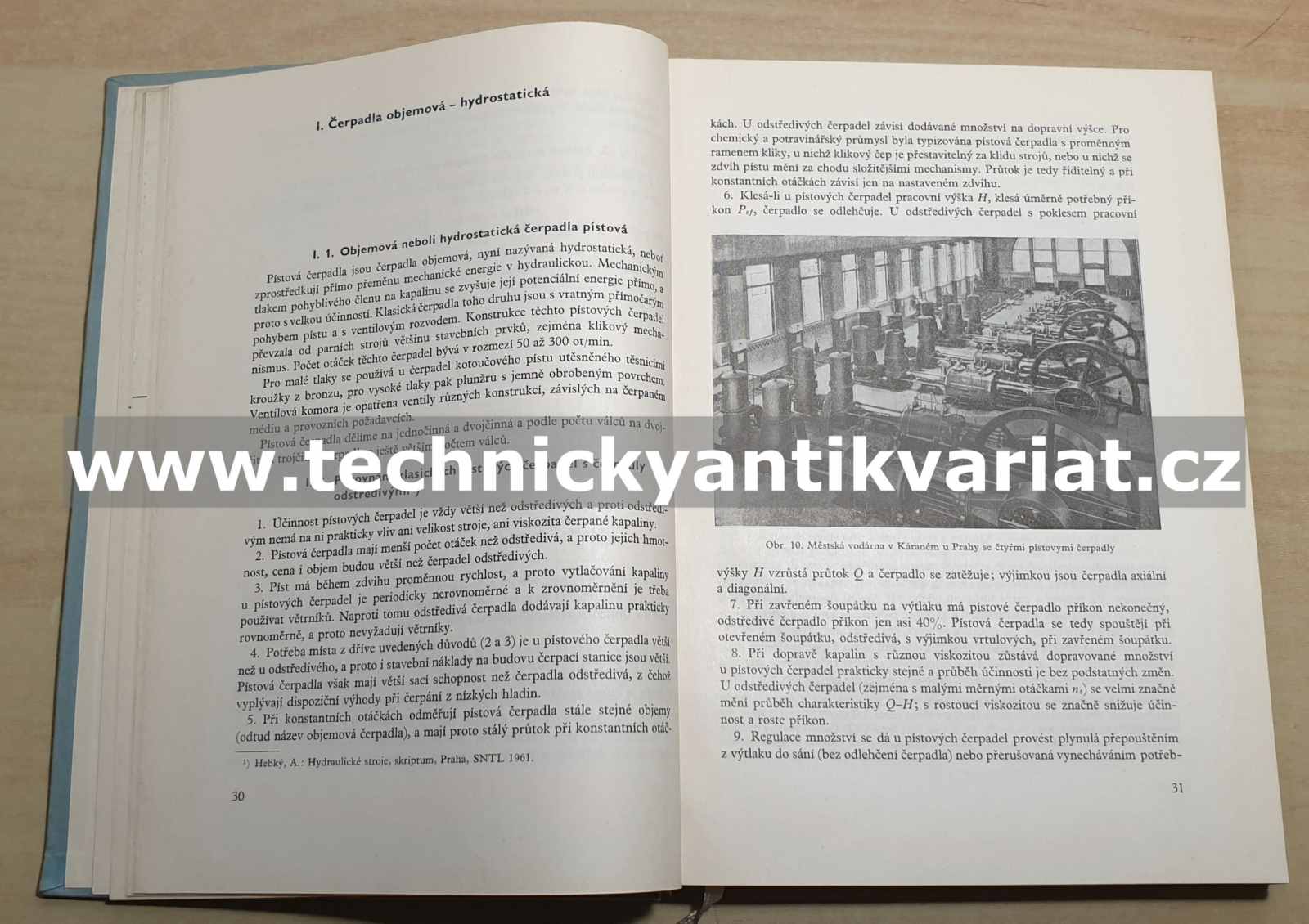Hydraulické stroje - M.Nechleba, J.Hušek (1966)