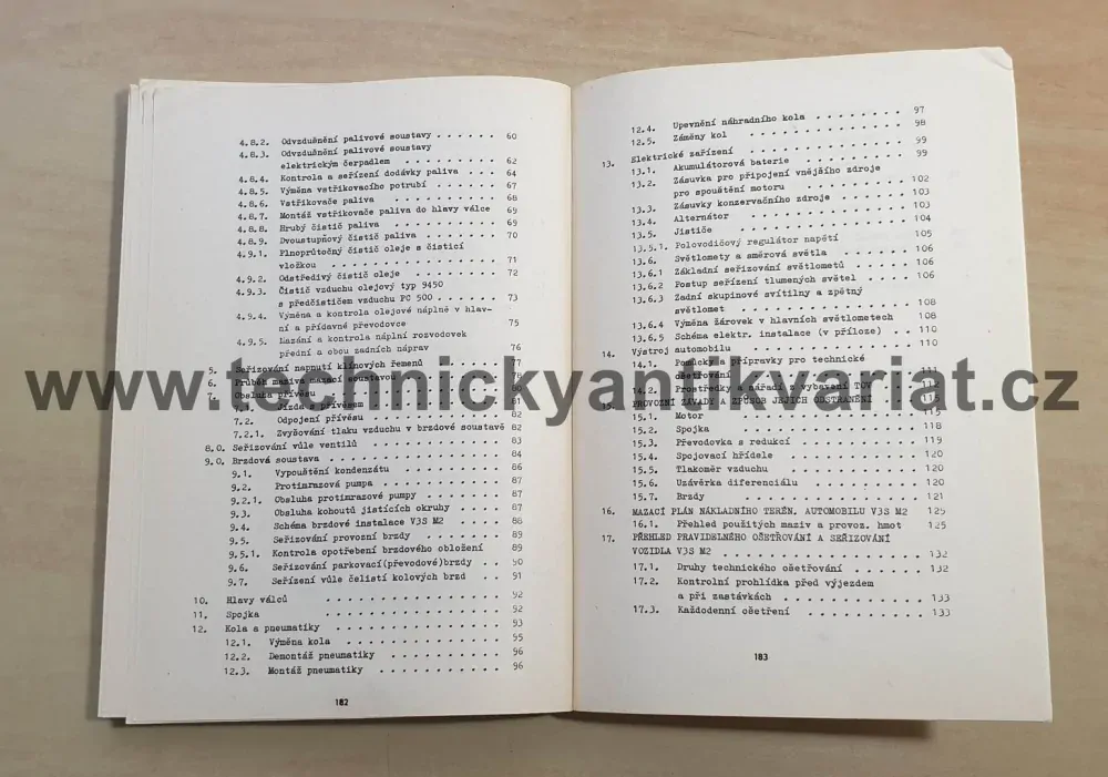 Praga V3S M2 - príručka vodiča (1987)