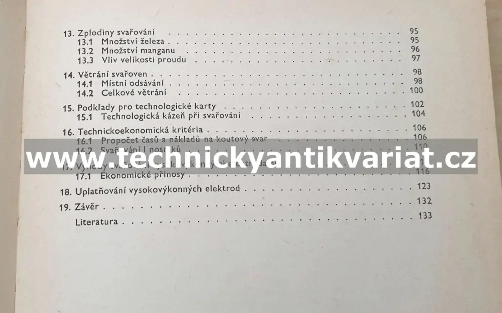 Svařování vysoko výkonnými elektrodami - Vilém Hromádko (1973)