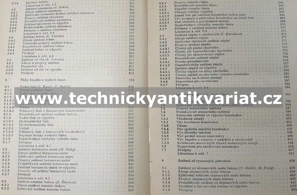 Zatížení stavebních konstrukcí - Tichý (1987)