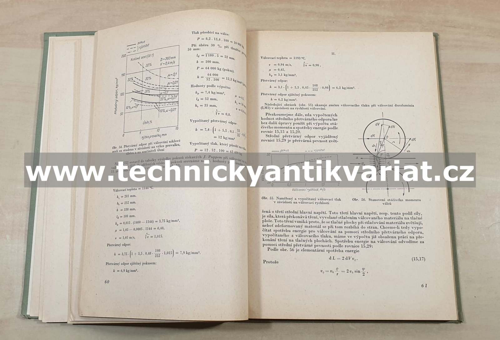 Výpočet sil a spotřeby energie při tváření kovů - Alexander Geleji (1955)