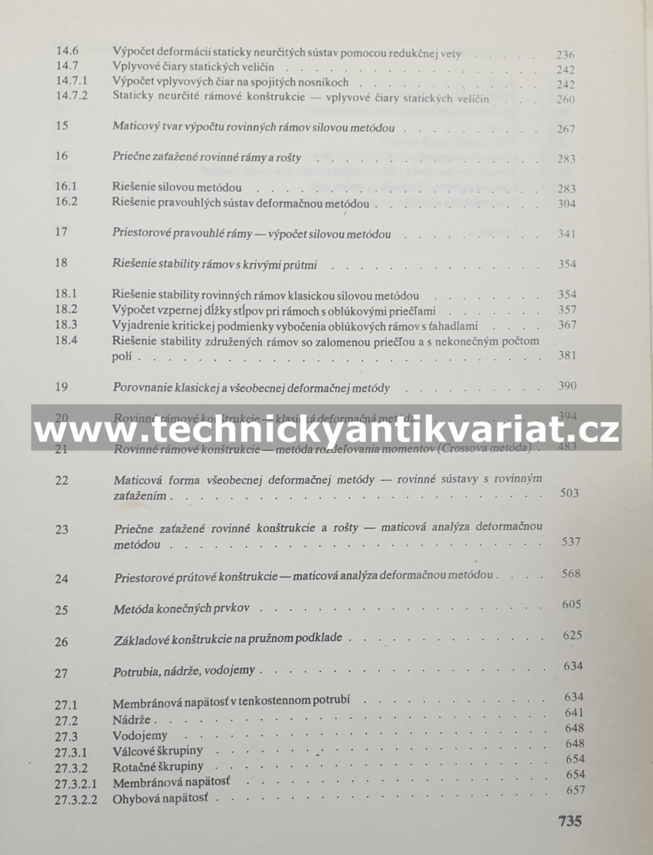 Stavebná mechanika príklady - Harvančík, Pekarovič, Sobota (1986)