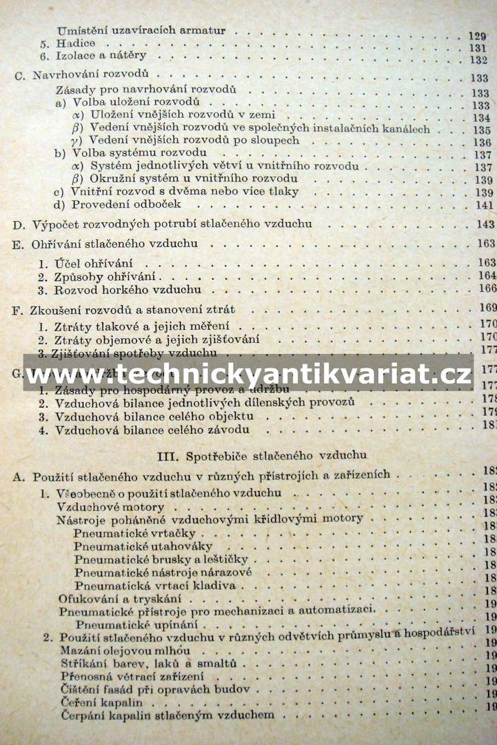 Stlačený vzduch v průmyslu - A. Drozd (1962)