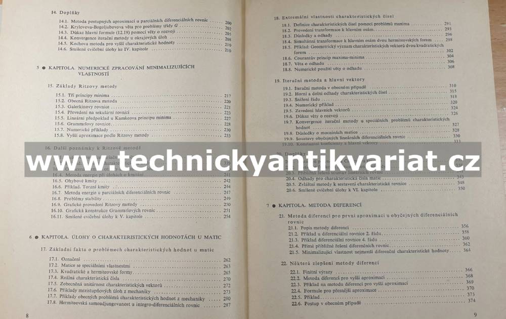 Problémy charakteristických hodnot s technickými aplikacemi - L. Collatz (1965)