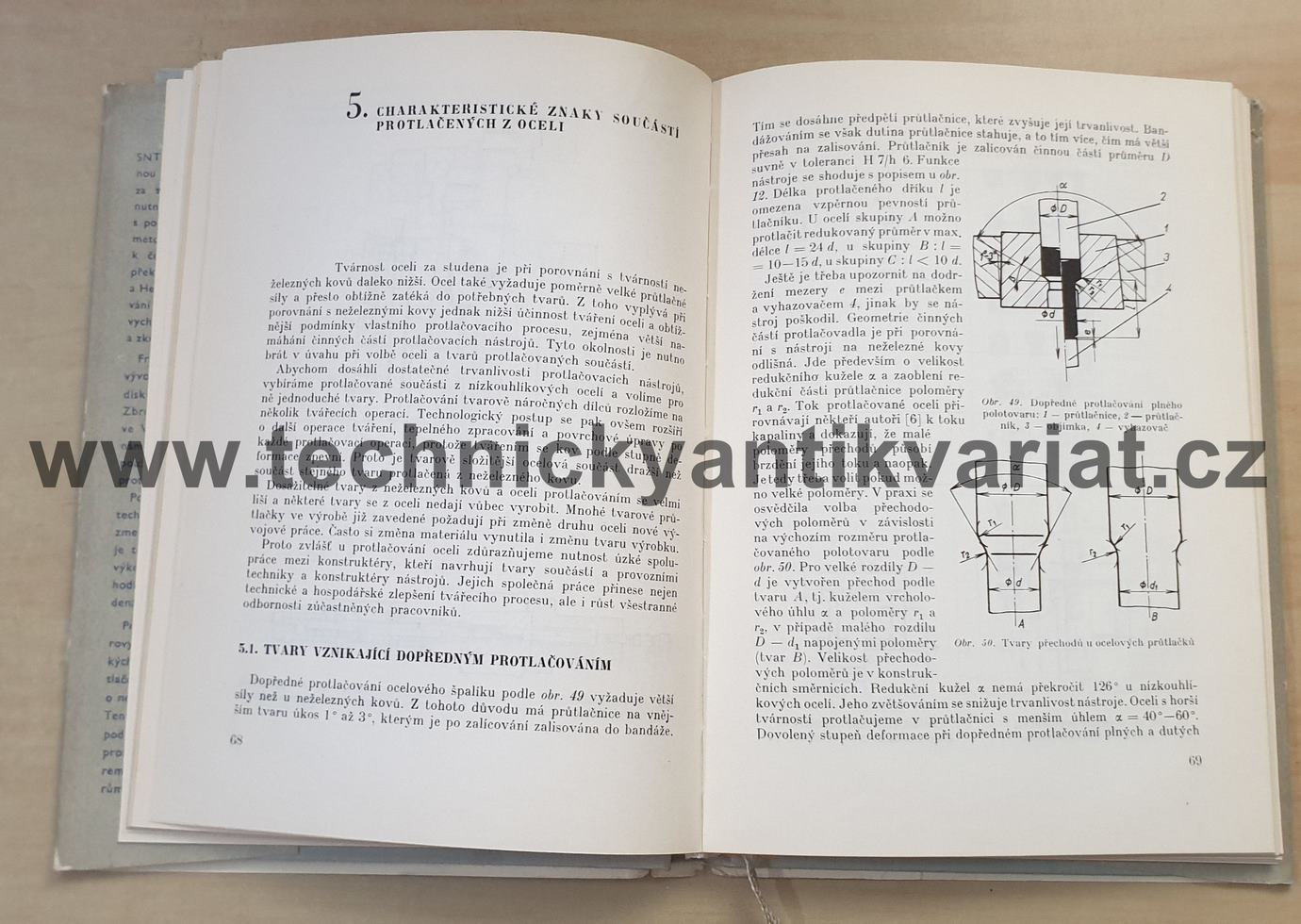 Konstruování součástí vhodných k protlačování za studena - Hemr (1968)