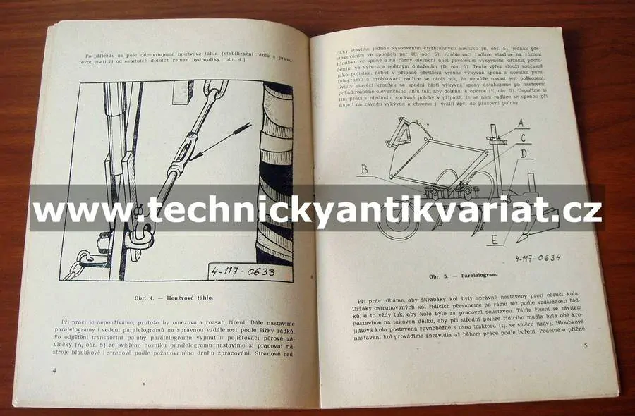 Nesený kultivátor na brambory 4 KHN 250